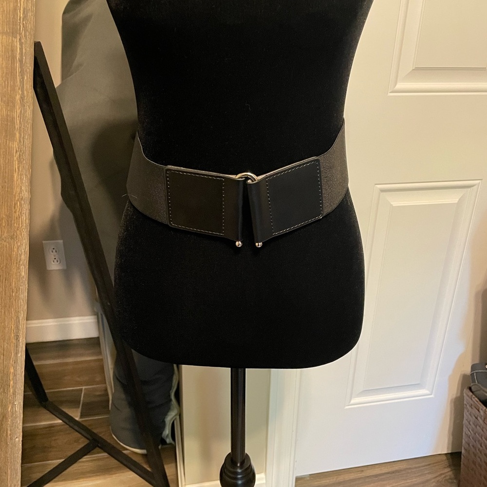 Black waist belt from target size medium NWOT